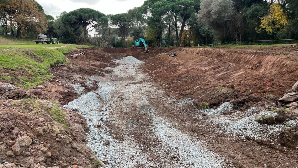 TRAVAUX DE REHABILITATION DU PARCOURS DE L'ESTEREL - 2ème PHASE SUR LES TROUS 10 A 18