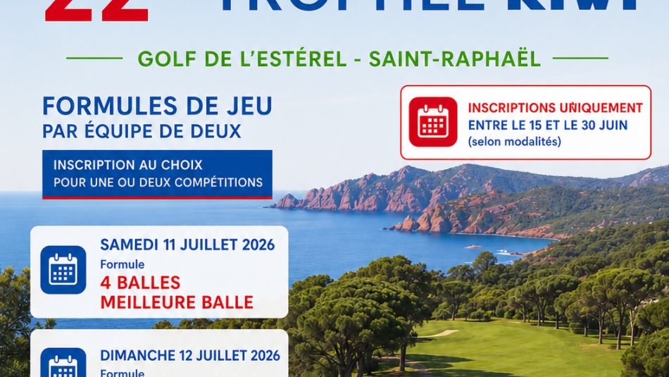 22ème TROPHEE DE GOLF DES MAILLOTS DE BAIN "KIWI"