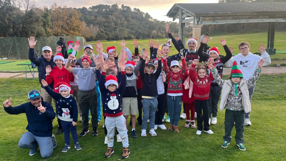 ECOLE DE GOLF DE L'ESTEREL - COMPETITION FIN DE TRIMESTRE ET GOÛTER DE NOËL